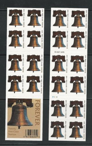2007 4126a With 4126 Liberty Bell Forever P1111 (apu) D/s Booklet