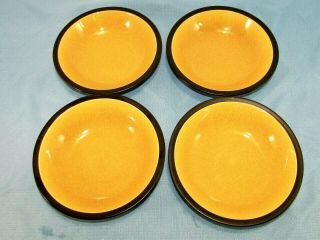 Mikasa Vintage Saffron Terra Stone Set Of 4 Bowls 7.  5 "