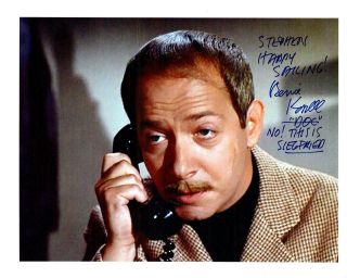 Actor Signed By Bernie Kopell This Is Siegfried (personalized)