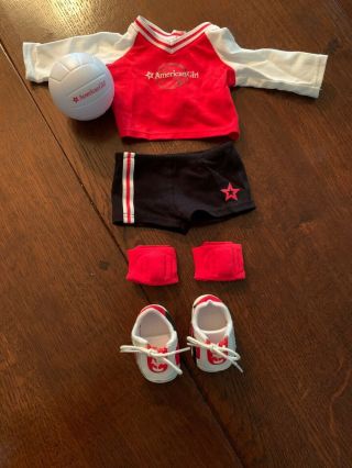 American Girl Doll Volleyball Outfit Set