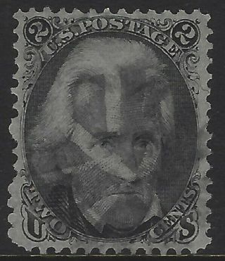 Us Stamps - Scott 93 - 2c Black Jack - F Grill - - Vf (l - 537)