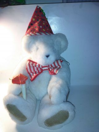 The Vermont Teddy Bear Company 16 " Brown Jointed Plush Stuffed Teddy Bear 1994