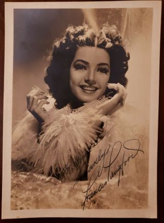 Frances Langford Signed Autographed Photo Envelope