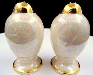 PEARL CHINA CO MOTHER OF PEARL 2 PIECE PORCELAIN 3 3/4 