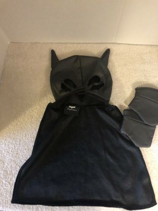 Build A Bear Dark Knight Mask With Cape With Gloves