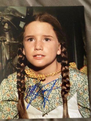 Melissa Gilbert Little House On The Prairie Actress Signed 8x10 Photo With
