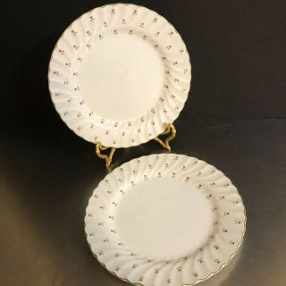Laura Ashley Thistle Johnson Bros Dinner Plates Set 2 Made England Replacements