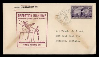 Dr Who 1947 Uss Mount Olympus Naval Ship Operation Highjump Antarctic F44681
