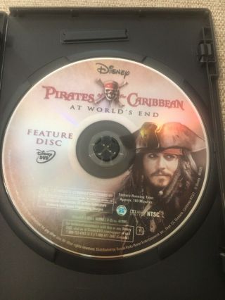 Geoffrey Rush Signed Pirates Of The Caribbean 3 DVD 3
