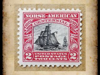 US Stamps Scott 620 621 Norse American Single Stamps OG MNH 2