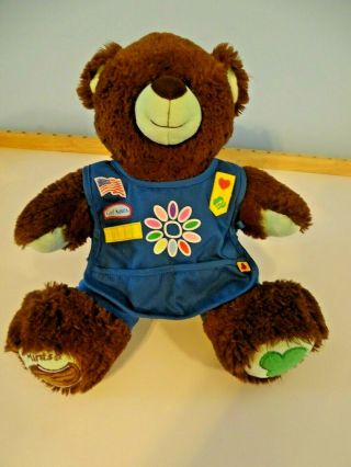 Build - A - Bear Girl Scout Thin Mints Plush Bear With Daisy Uniform
