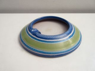 Vintage Mid - Century Modern Italian Pottery Raymor Bitossi Ashtray Xlnt 2