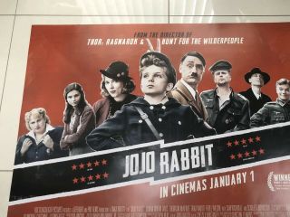 Jojo Rabbit Uk Quad Movie Poster