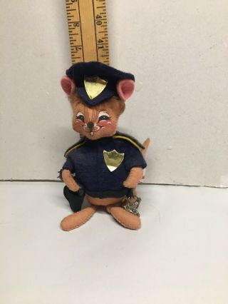 Annalee Dolls Mouse Cop 1994