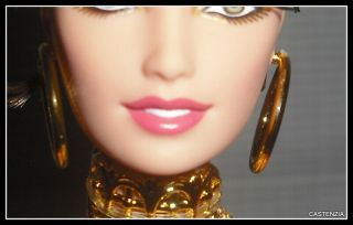Jewelry Barbie 007 James Bond Live And Let Die Model Muse Doll Hoop Earrings