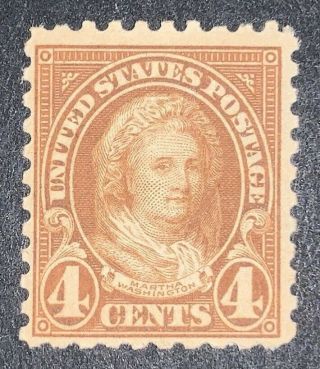 Travelstamps: 1925 Us Stamps Scott 585 Martha Washington Mnhog