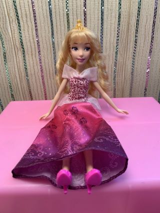 Hasbro 2015 Disney Princess Aurora Doll With Dress,  Crown,  And Shoes