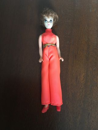 Dawn Doll Longlocks Head To Toe Doll W/ Outfit,  Orange Pant Suit