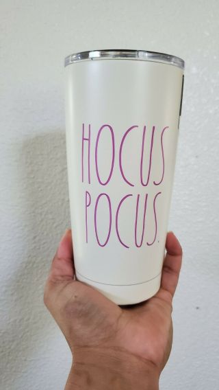 Rae Dunn Halloween ’hocus Pocus’ Travel Mug Coffee Tumbler Tall Ll Farmhouse
