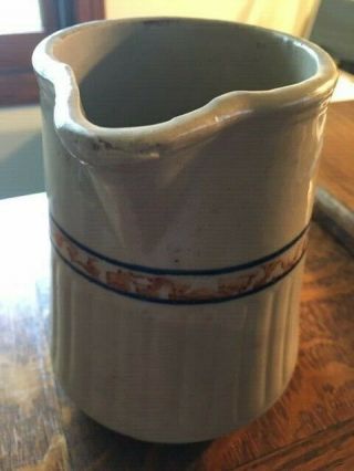 Red Wing Gray Line Sponge Band Pitcher - Smallest Size 6 1/4 