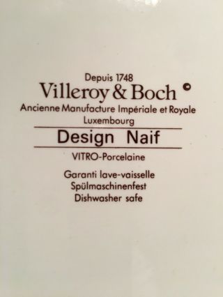 VILLEROY & BOCH Design Naif Wedding Platter 12.  5 