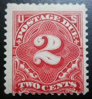U.  S.  Stamp: Scott J32,  2c,  Claret,  The Postage Due Issues Of 1894 - 1895,  Ognh