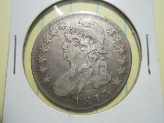 1813 50c Capped Bust Half Dollar " Lettered Edge "