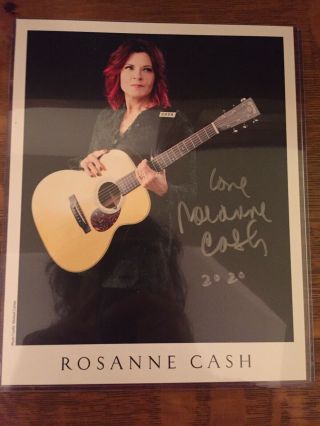 Rosanne Cash Country Singer Autopen 8 X 10 Photo
