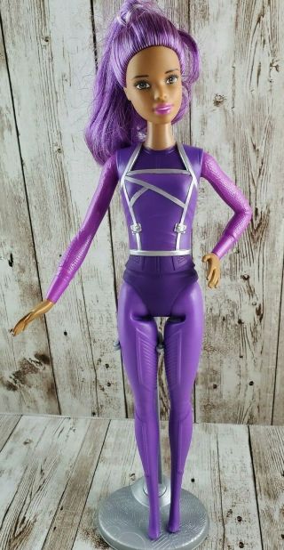 Barbie Starlight Star Light Adventure Barbie African American Purple Hair Outfit