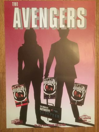 The Avengers British Uk Film Poster Early Video Release Promo