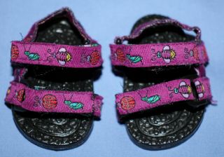 American Girl Doll Bug Sandals Only From Camping Outfit Bug Print Rubber Sole