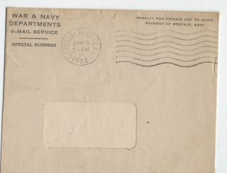 World War II Vmail items,  1944 - 1945 [y1481] 2