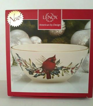 Lenox WINTER GREETINGS Round Serving Bowl 847256 2
