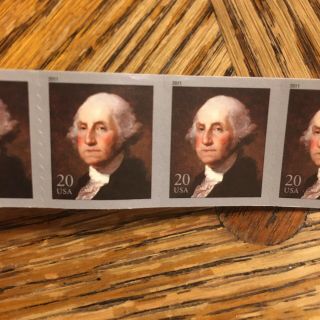 George Washington Usps Postage Stamp 20 Cent Coil Of 100 Stamps