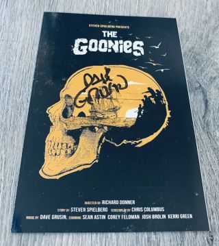 Dave David Grusin The Goonies Music Composer Rare The Firm Signed 4x6 Photo