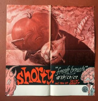 Shorty Fresh Breath Skin Graft Records 18x19 Poster Us Maple