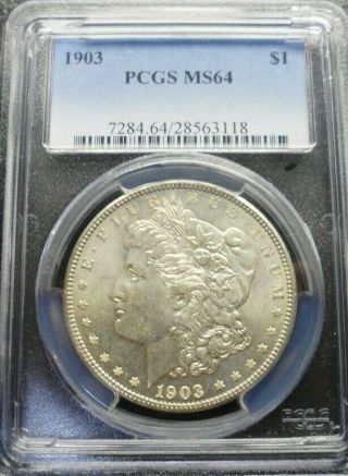 1903 - P Morgan Dollar Pcgs Ms64