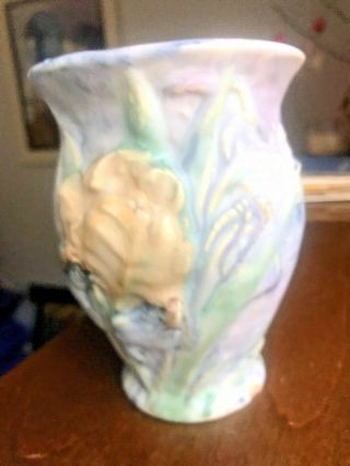 Antique Weller Silverstone Ware Pottery Vase 1920 