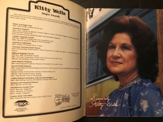KITTY WELLS Family Souvenir Album,  SIGNED by Kitty,  Johnny and Bobby Wright 3