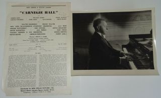 Carnegie Hall [1947] Realm Film Stills & Flyer Marsha Hunt,  William Prince