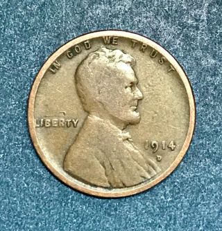 1914 D Lincoln Cent One Of The Keys