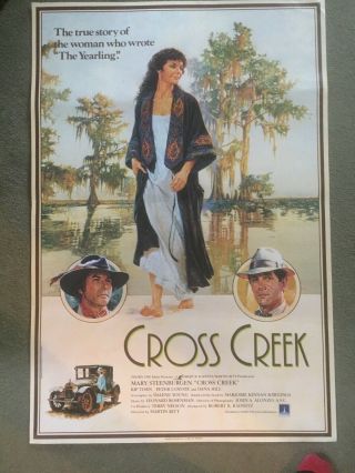 Cross Creek 1983 Film Poster Mary Steenburgen Rip Torn Peter Coyote