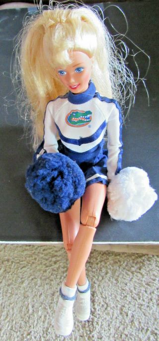 University Of Florida Cheerleader Blonde 1997 Barbie Doll