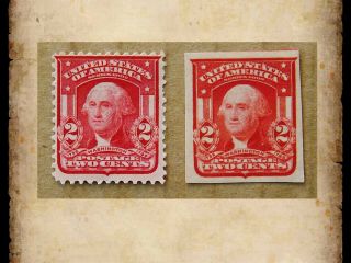 Us Scott 319 320 Washington 2 Cent 2c Stamps Mh