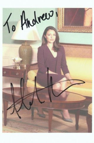 Italia Ricci Signed 4x6 Photo Tv Actress Autograph 