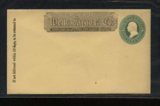 Us Wells Fargo Express Postal Envelope Buy Some History Ms0103