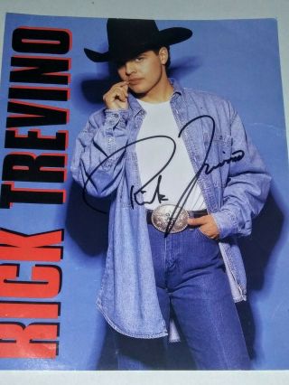 Rick Trevino Signed In 1990 
