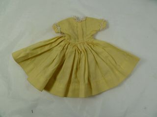 Vintage Vogue Jill 1958 3134 Primrose Yellow Princess Dress Only Read