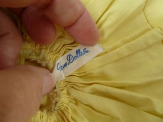 Vintage Vogue Jill 1958 3134 Primrose Yellow Princess Dress ONLY READ 3