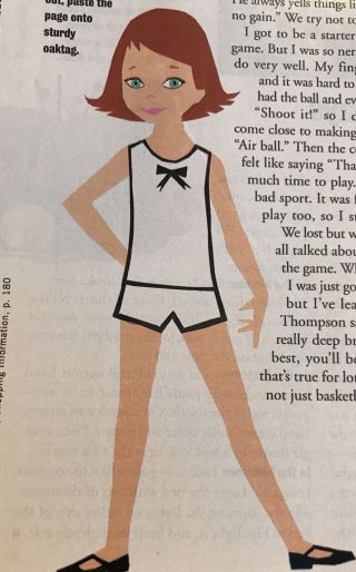 Betsy McCall,  Betsy’s on the basketball team Paper Doll: McCall’s Nov.  1993 2